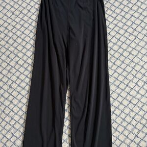 Cache Black Wide-Leg Pants